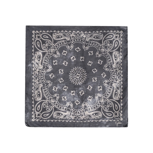 paisley-print silk scarf