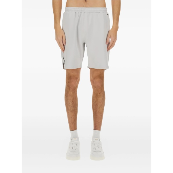 panelled drawstring shorts