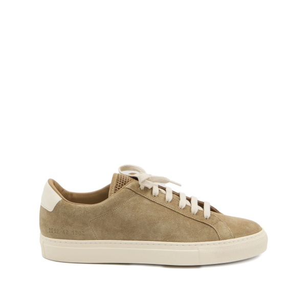 patterned-tongue suede sneakers