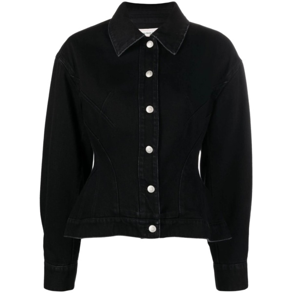 peplum denim jacket