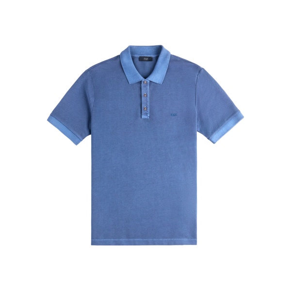 piquet short-sleeves polo shirt
