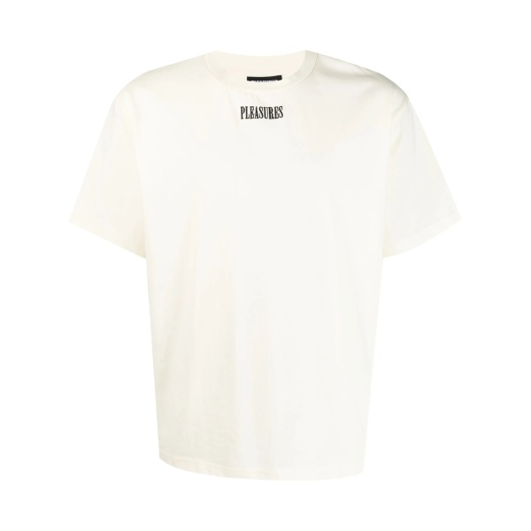 plaid-design cotton T-shirt
