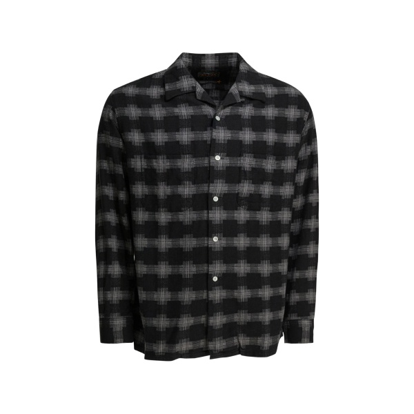 plaid-pattern shirt