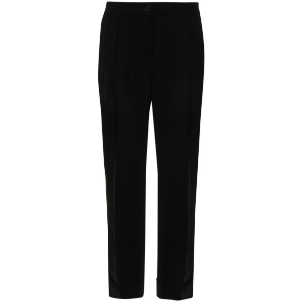 pleat-detail trousers