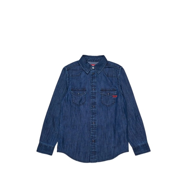 pocket denim top