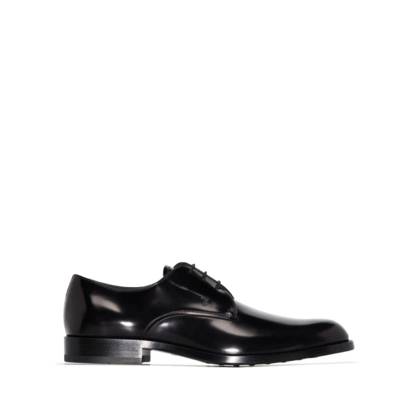 polished leather derby shoes