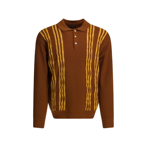 polo-collar sweater