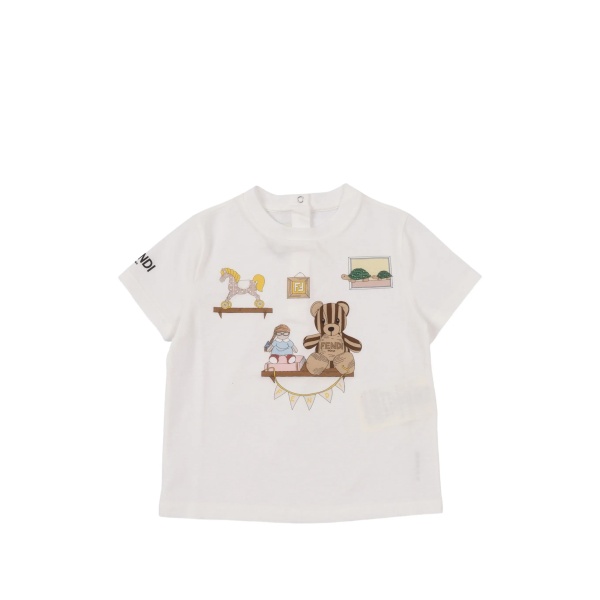 print-detail T-shirt