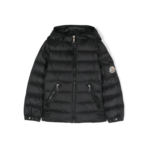 quilted hooded jacket