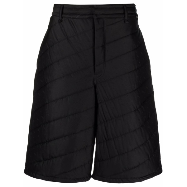 quilted knee-length shorts