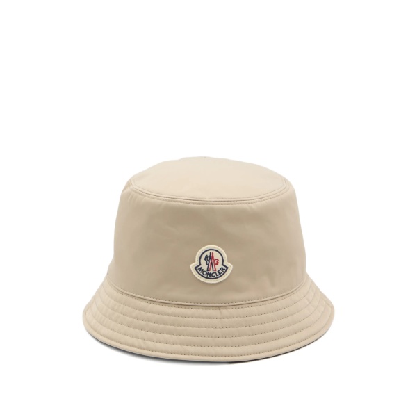 reversible logo-patch bucket hat