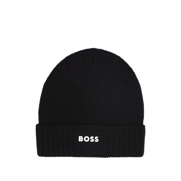 ribbed beanie hat