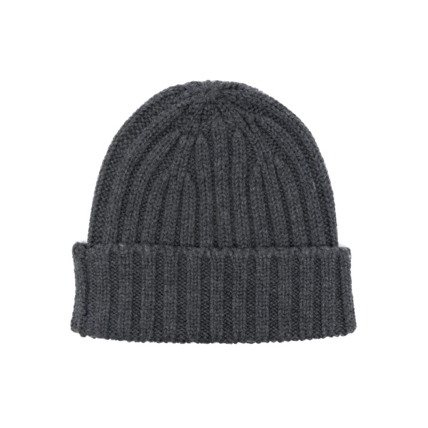 ribbed-knit beanie