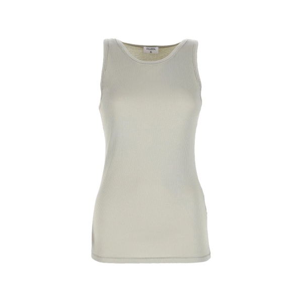ribbed-knit tank top