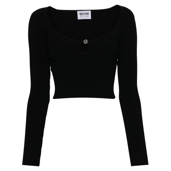 ribbed-knit top