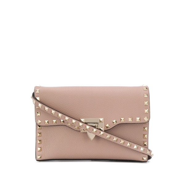 Rockstud clutch bag