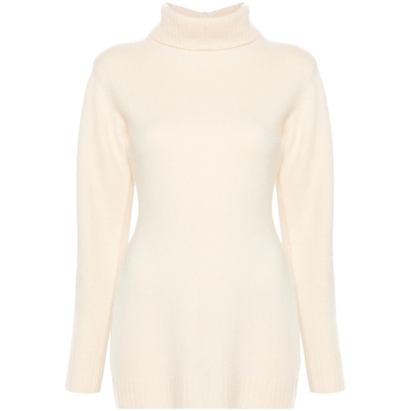 roll-neck wool jumper