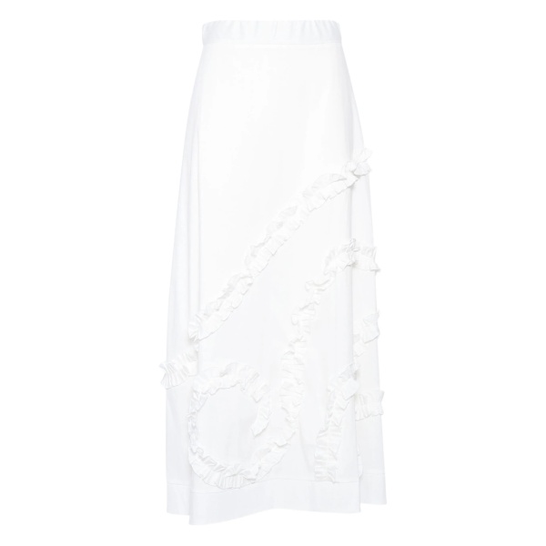 ruffled pleated skirt