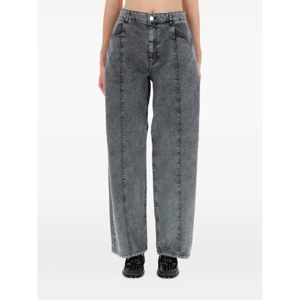 seam detail denim jeans