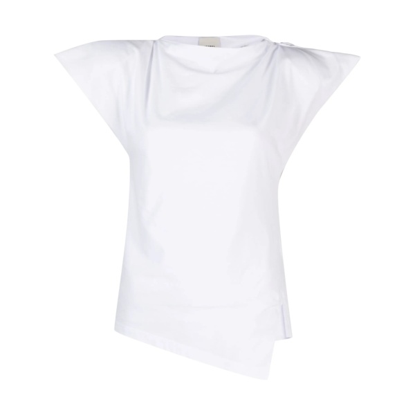 Sebani padded asymmetric T-shirt