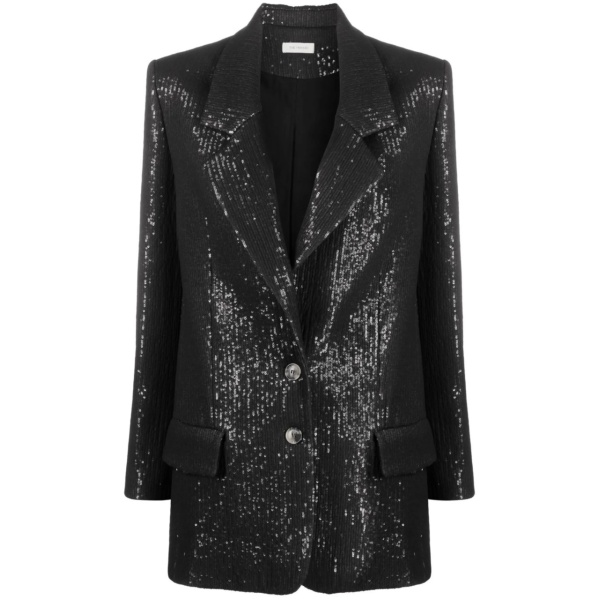 sequin-embellished sequinned blazer