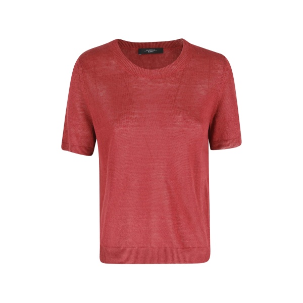 short-sleeve linen top