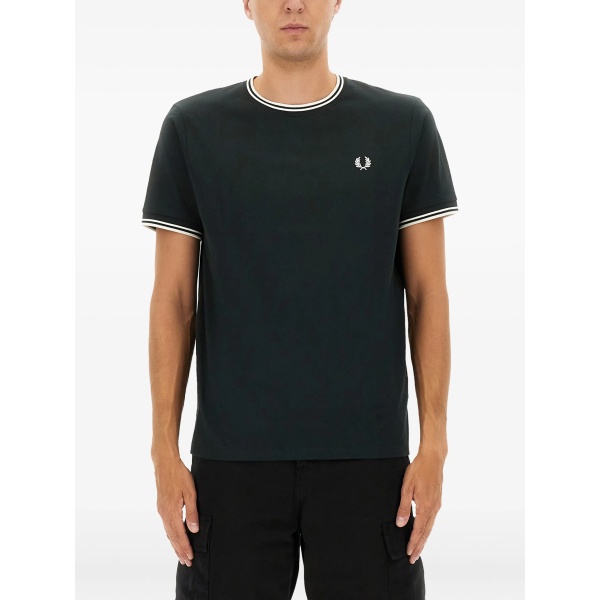 short-sleeves logo-embroidered T-Shirt