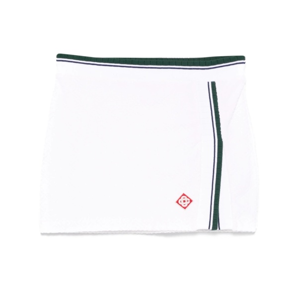 side-slit mini skirt