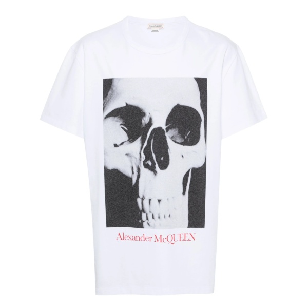 skull-print cotton T-shirt