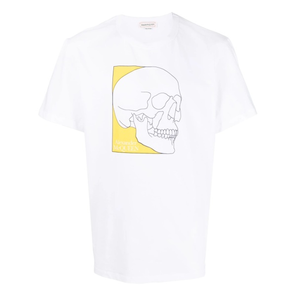 skull-print cotton T-shirt