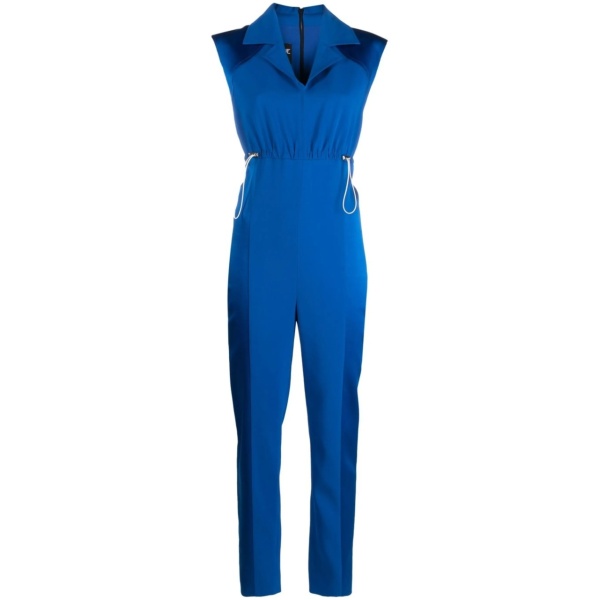 sleeveless drawstring jumpsuit