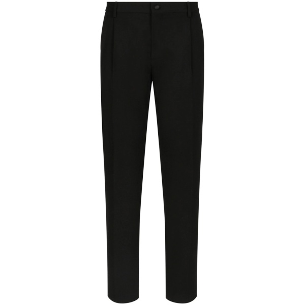 slim-fit tailored trousers
