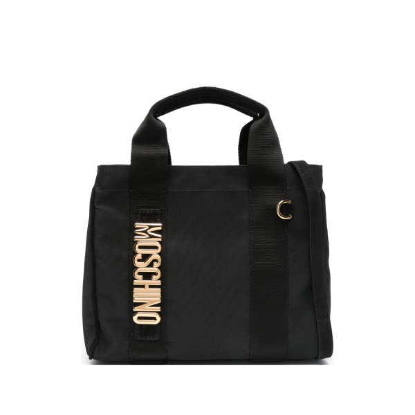 small logo-plaque tote bag