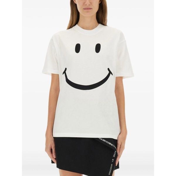 smile-print T-shirt