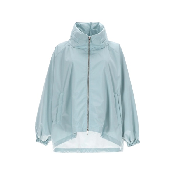 stand-collar oversized jacket