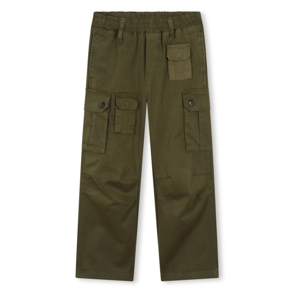 straight-leg cargo trousers