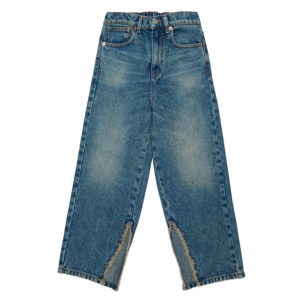 straight-leg jeans