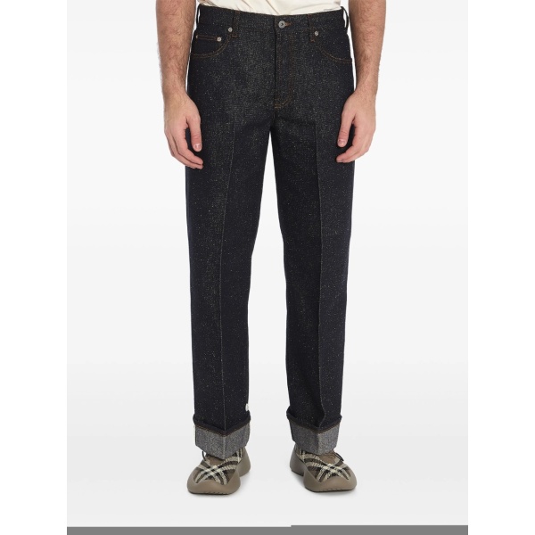 straight-leg jeans