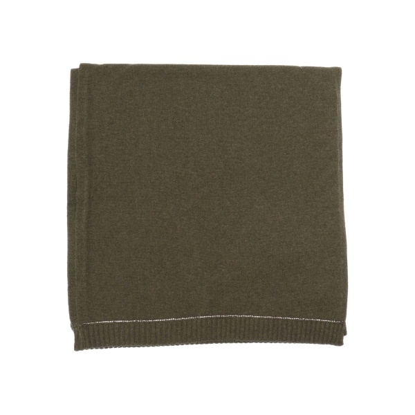 strass-trim scarf