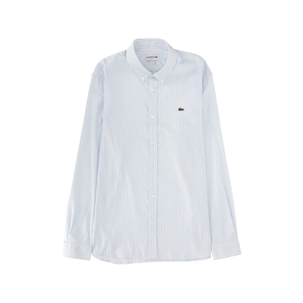 striped button shirt