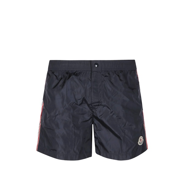 striped-detail swim shorts