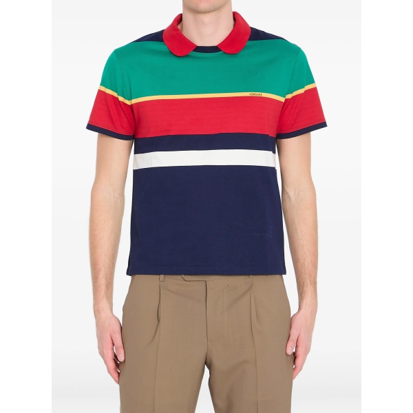 striped logo T-shirt