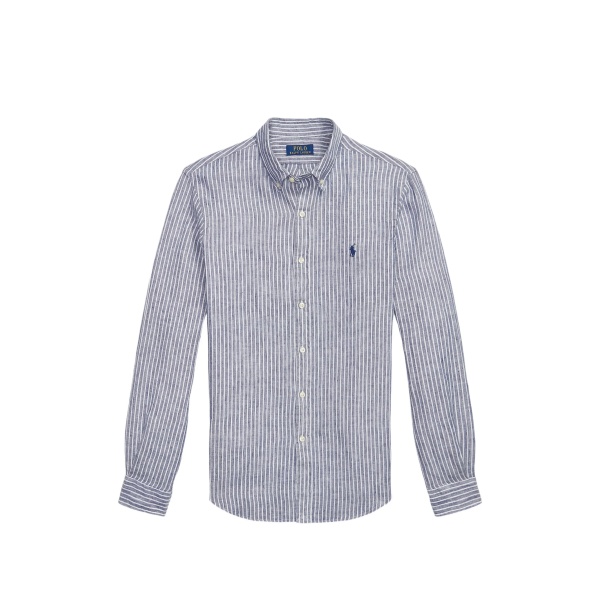 striped long-sleeve shirt