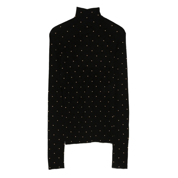 stud-embellished jumper