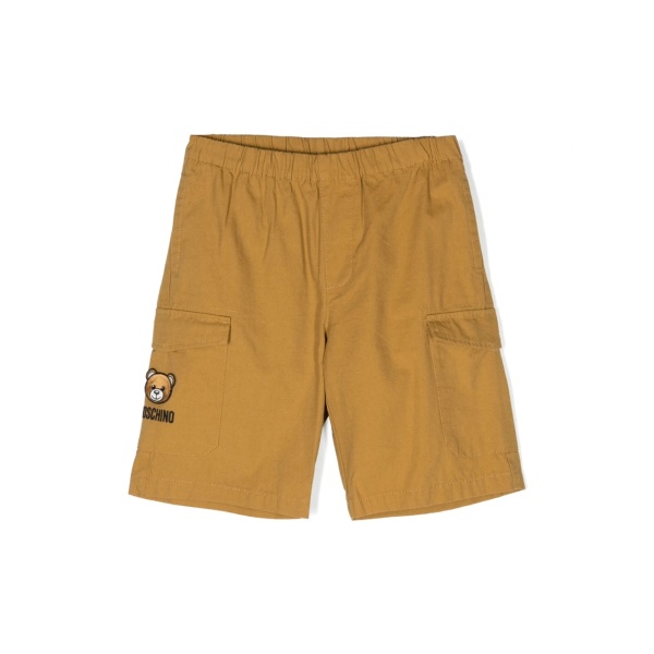 Teddy Bear-patch cargo shorts