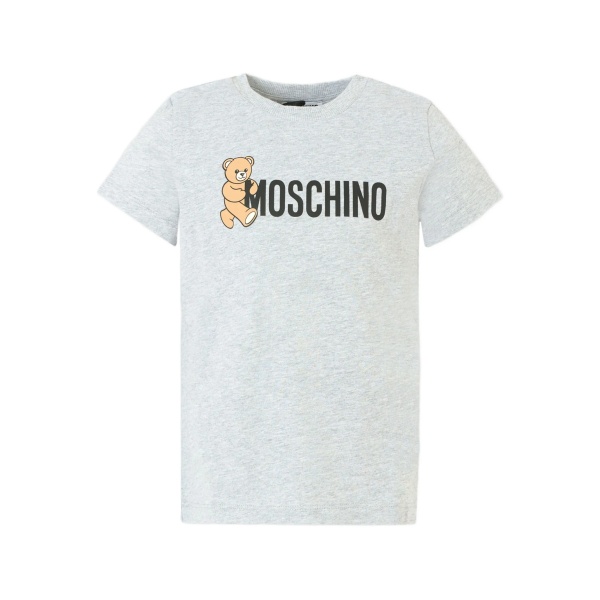 teddy-print short-sleeve T-shirt