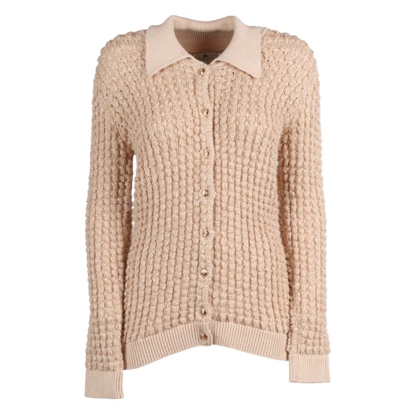 textured cardigan