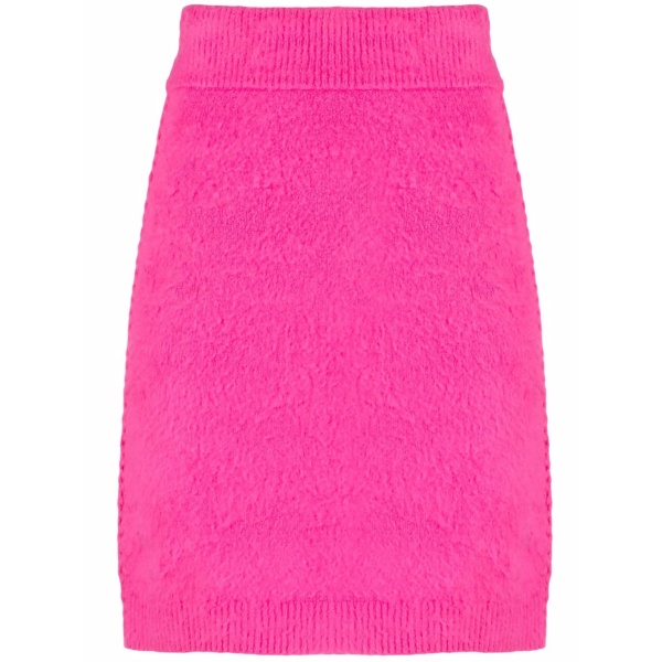 textured knit pencil skirt