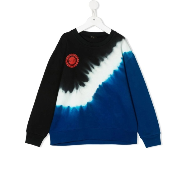 tie-dye print cotton sweatshirt