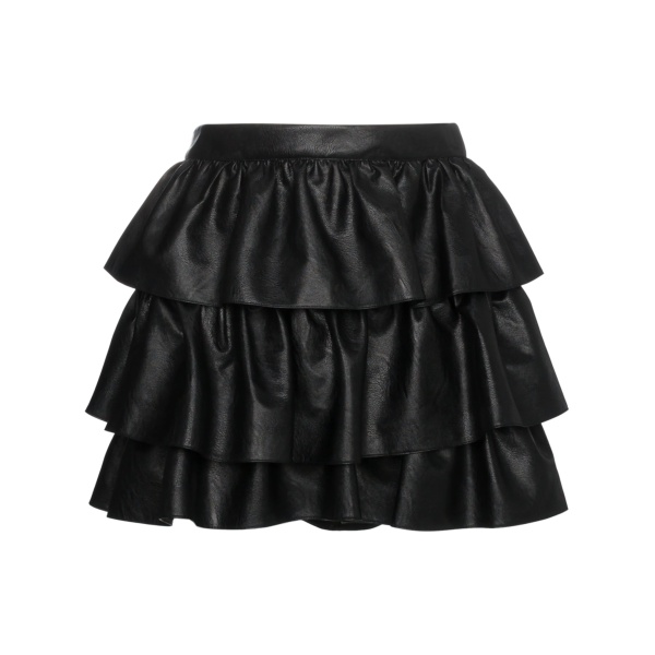 tiered ruffle mini skirt